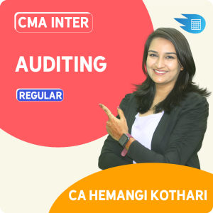 CMA Inter Auditing by CA Hemangi Kothari