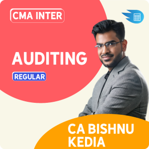 CMA Inter Auditing by CA Bishnu Kedia
