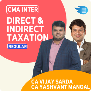 CMA Inter Direct & Indirect Taxation by CA Vijay Sarda & CA Yashvant Mangal