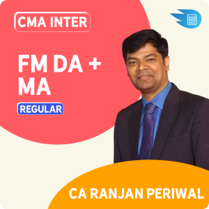 CMA Inter FM DA + MA Combo by CA Ranjan Periwal
