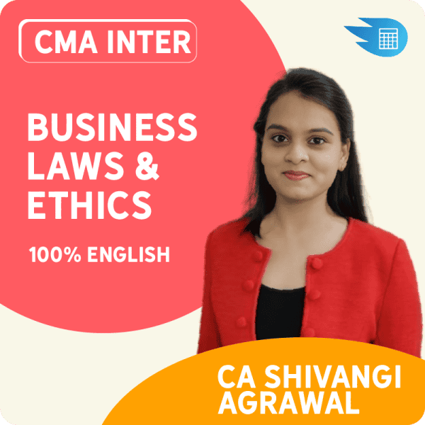 CMA Inter Law Classes In English Regular Batch by CA Shivangi Agrawal 1 CMA Inter Law Classes In English Regular Batch by CA Shivangi Agrawal