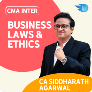 CMA Inter Law Classes Regular Batch by CA Siddharth Agarwal