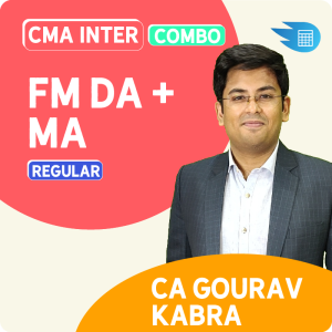 CMA Inter FM DA + Management Accounting Combo by CA Gourav Kabra