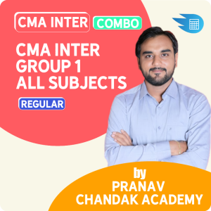 CMA Inter Group 1 All Subjects Combo by Pranav Chandak Academy