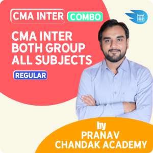 CMA Inter Both Group All Subjects Combo by Pranav Chandak Academy