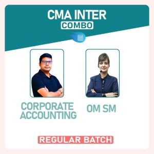 CMA Inter Corporate Accounting + OM SM Combo by CA CMA Santosh Kumar & ACCA Amarjit Kaur