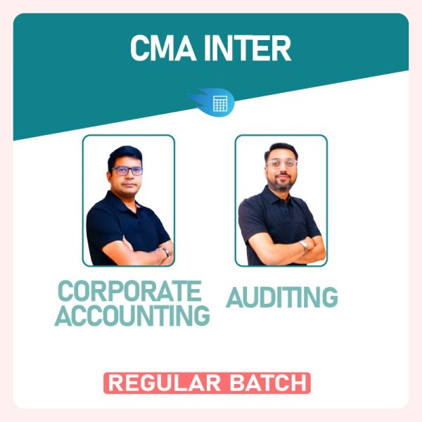 CMA Inter Corporate Accounting & Auditing by CA CMA Santosh Kumar & CA Raghav Goel
