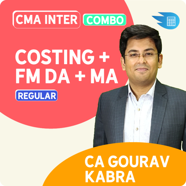 CMA Inter Cost Accounting + FM DA + MA Combo by CA Gourav Kabra 1 CMA Inter Cost Accounting + FM DA + MA Combo by CA Gourav Kabra