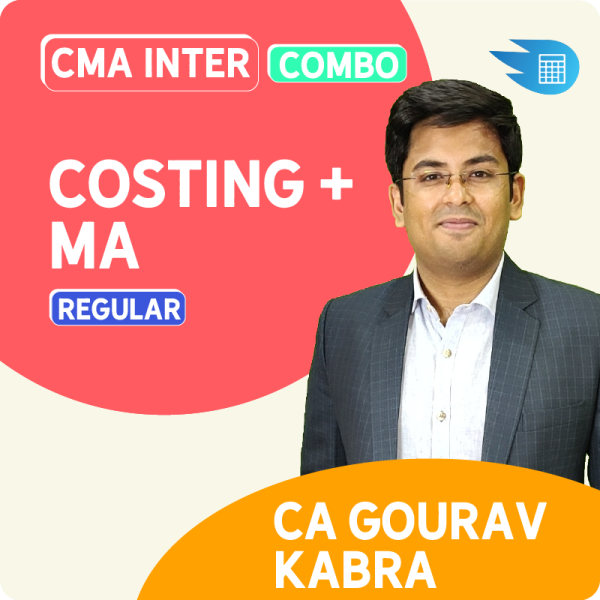 CMA Inter Cost Accounting + Management Accounting Combo by CA Gourav Kabra 1 CMA Inter Cost Accounting + Management Accounting Combo by CA Gourav Kabra